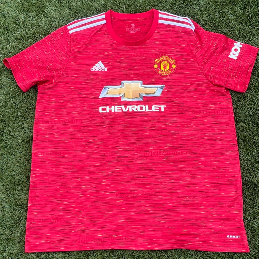 Manchester United men’s 2020-21 home jersey in good condition size 2XL